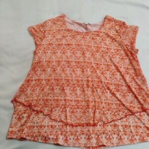 Notations Coral Floral Blouse